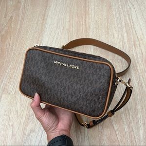 Michael Kors Leather Crossbody Bag